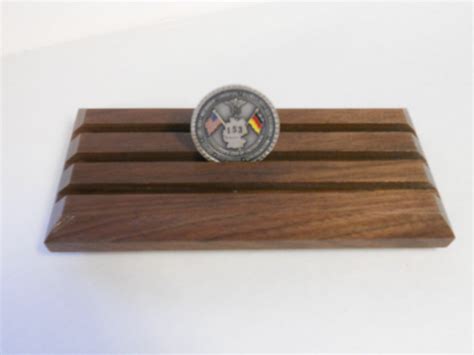 Military Challenge Coin Display Rack Coin Holder Solid - Etsy