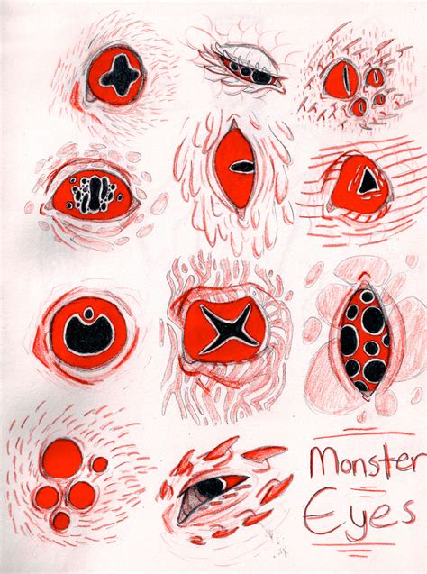 Monster Eyes by MissThunderkin on DeviantArt