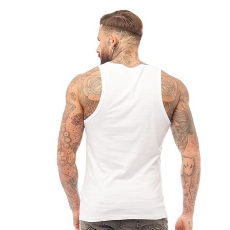 Buy 883 Police Mens Orgi Vest White