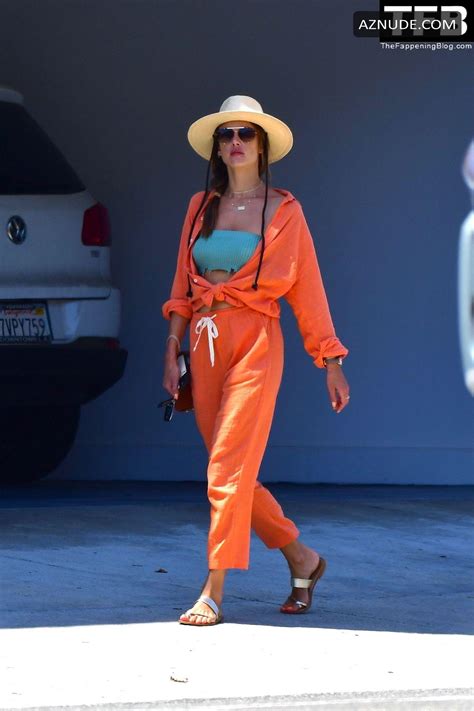 Alessandra Ambrosio Sexy Seen Showcasing Her Hot Tits And Stylish Figure In Malibu Aznude