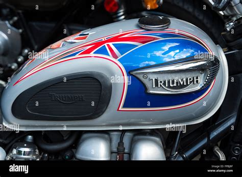 Triumph Motorcycle Union Jack Petrol Tank Classic British Motorcycle