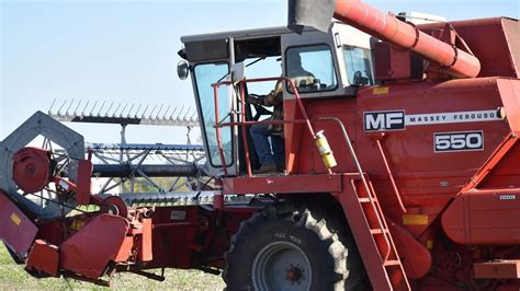 Go Big Or Go Small Claas Lexion 750s Massey Ferguson 550 Soybeans