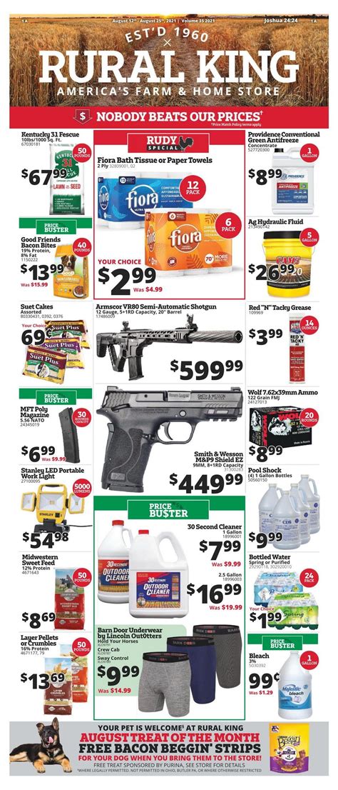 Rural King Weekly Ad Aug Aug