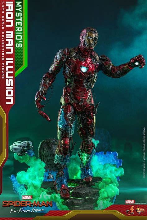 Hot Toys Mms Spider Man Far From Home Mysterios Iron Man Illusion Acaretoys