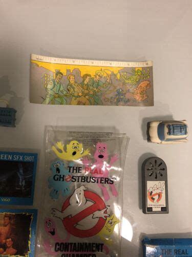 Ghostbusters Mcdonalds Happy Meal Real Ghostbusters Set Lot Rare