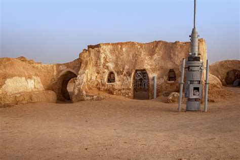 Abandoned Scenery Of The Planet Tatooine For The Filming Of Star Wars