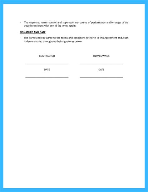 home repair contract template  win  clients