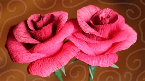 Crepe Paper Rose Tutorial Essyjae