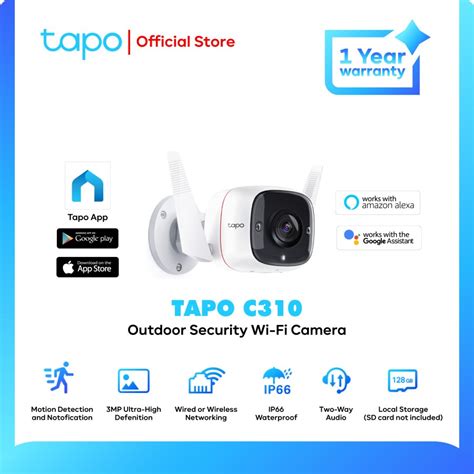 Jual Tp Link Tapo C310 Outdoor Security Wi Fi Ip Camera Shopee Indonesia