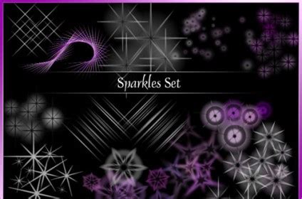 Free Sparkle Brushes To Add Glittering Effects In Photoshop Designbeep