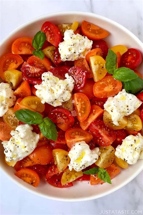 Caprese Salad With Burrata Just A Taste