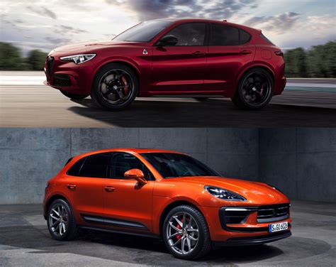 Alfa Vs Porsche Stelvio Quadrifoglio Vs Macan Gts Auto Tecnica