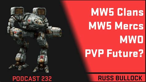 Podcast 232 Russ Bullock MW5 Clans MW5 Mercs MWO YouTube