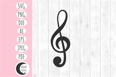 Treble Clef Svg Music Svg Music Notes Graphic By Dreanartdesign · Creative Fabrica