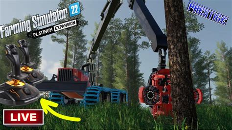 Massive Forestry Operation With Dual Joysticks Silverrun Forest