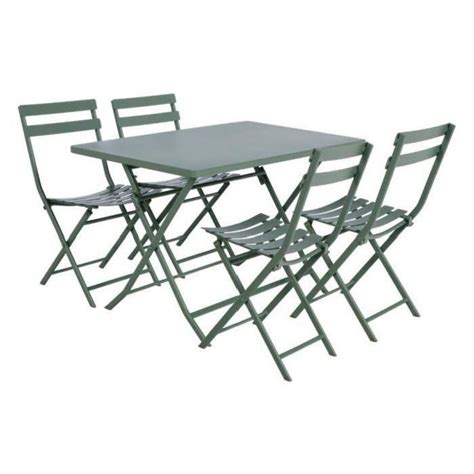 Table Pliante Greensboro Hesperide Rect Kaki Achat Vente Table De