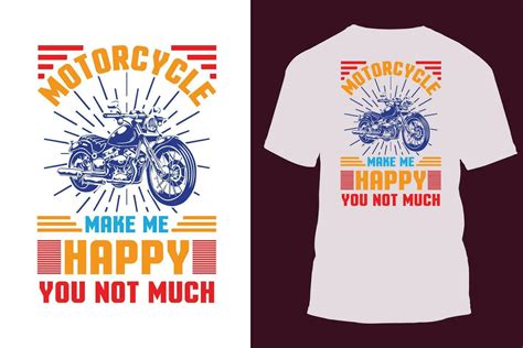 Motorcycle T Shirt Design Vector Illustration 25744603 Vector Art At