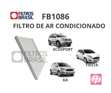 Filtro De Ar Condicionado Fb Ecosport Ka New Fiesta Filtros