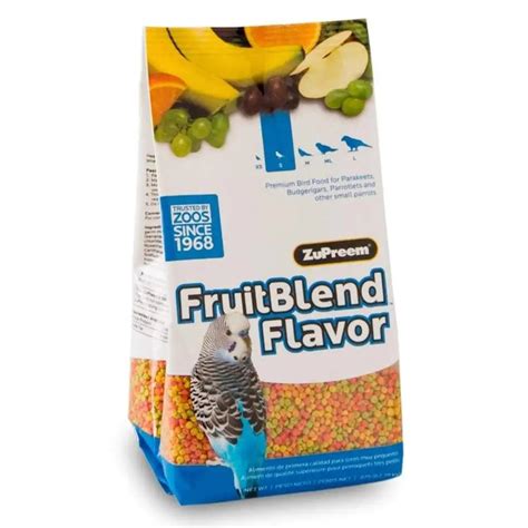 Zupreem Fruitblend With Natural Flavor Pelleted Bird Food For Small