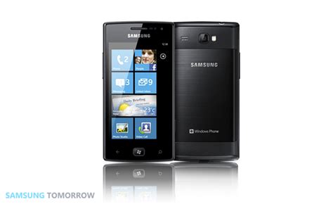 Samsung delivers a unique smartphone experience with Omnia W, a unique ...