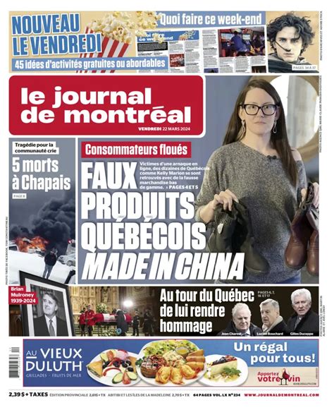 Le Journal De Montreal Subscriptions Pressreader