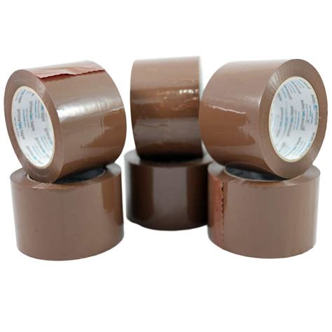 Primetac Packing Tape Tan 3 Inch X 110 Yards Carton Sealing Tape