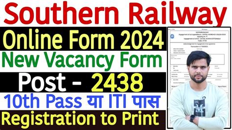 Southern Railway Apprentice 2024 Apply Online NEW Southern Railway