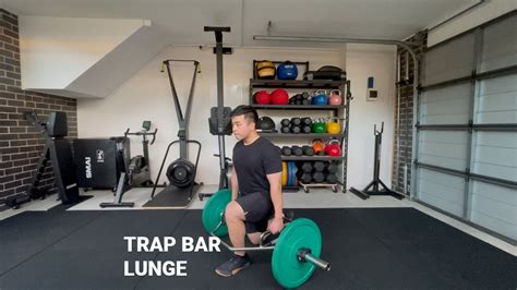 Trap Bar Lunge Trainifier Exercise Library Youtube