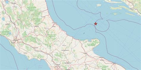 Terremoto Mar Adriatico Scossa Avvertita In Abruzzo Campania Puglia