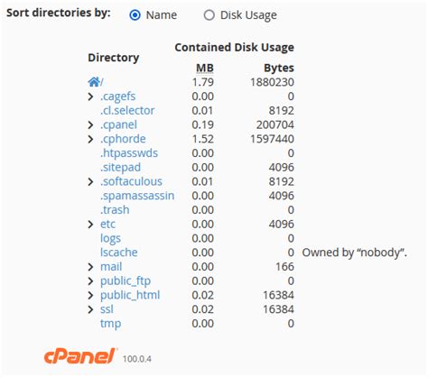 Cara Mengetahui Penggunaan Disk Usage Di Cpanel Panduan