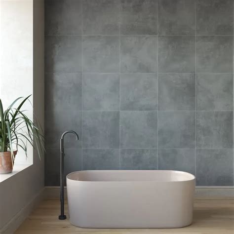 Cement Dark Grey Matt Porcelain Tile Stone Deals