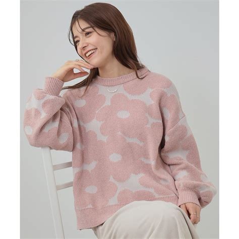 キューティーブロンド Cutie Blonde デイジー柄 モールニット ピンク ファッション通販 MAGASEEK マガシーク