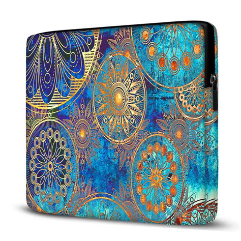 Capa Para Notebook Em Neoprene CN Floral Mandalas Case Notebook