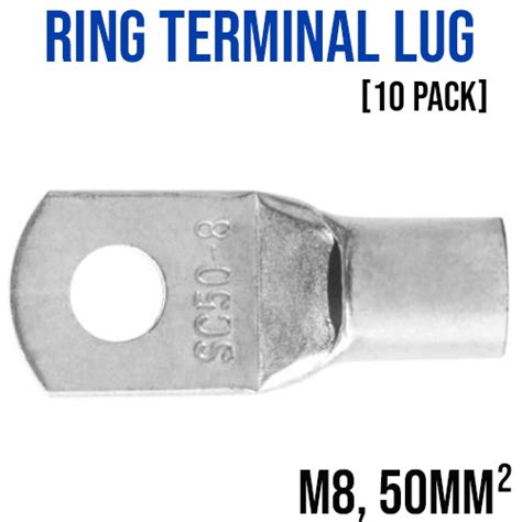 Ring Terminal Lug Crimp M Mm Pack Micro Robotics