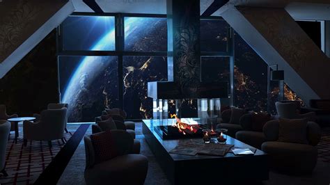 Living Room Spaceship Space Ambience Youtube