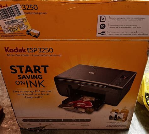 Kodak Esp 3250 All In One Inkjet Printer New Ink Kodak Printer Esp