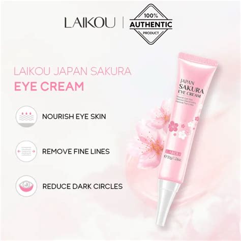 Laikou Japan Sakura Eye Cream 30g Anti Aging Brightening