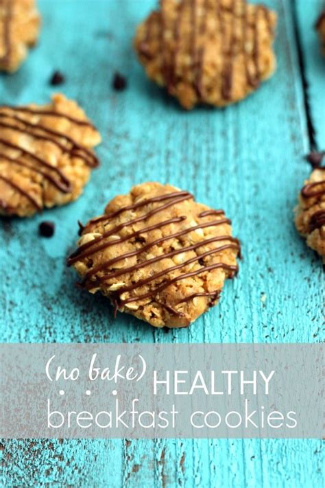 No Bake Healthy Breakfast Cookies Chelseas Messy Apron Breakfast