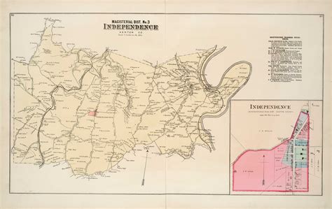 1883 Kenton County Map