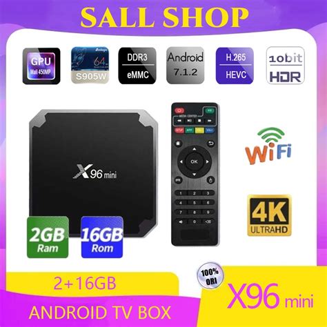 Jual X96mini 4k Hd Jaringan Set Top Box 4k Tv Box Android 7 1 2 Android