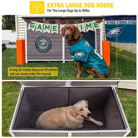 Premium Extra-Large Wooden Dog House: Waterproof, Insulated, and ...