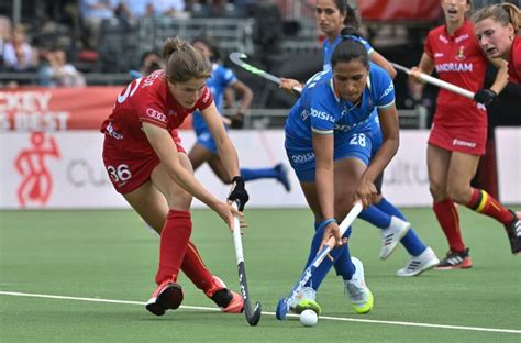 Indian Women S Hockey Team Go Down Fighting Against Hosts Belgium