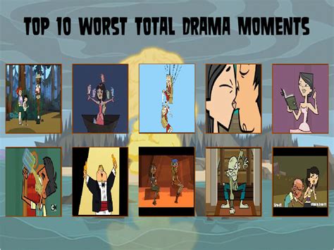 Top 10 Worst Total Drama Moments By Fallnightwolf On Deviantart