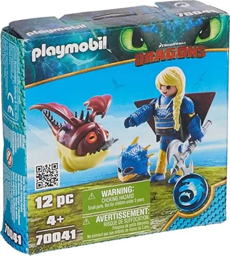 Playmobil Dragons Astrid Avec Globegobeur Dreamworks Dragons Eur