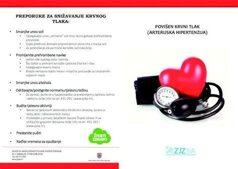 Pdf Preporuke Za Sni Avanje Krvnog Tlaka Arterijska Hipertenzija