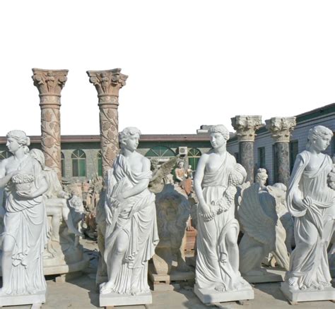 Custom Outdoor Life Size Stone Carved Marble Nude Woman Statues