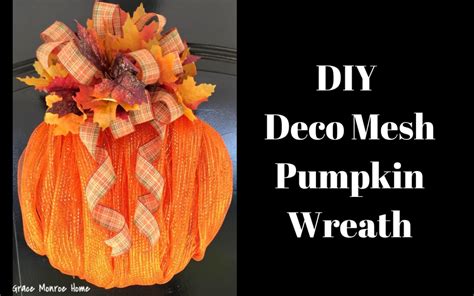 How to Make a DIY Fall Pumpkin Wreath | Grace Monroe Home