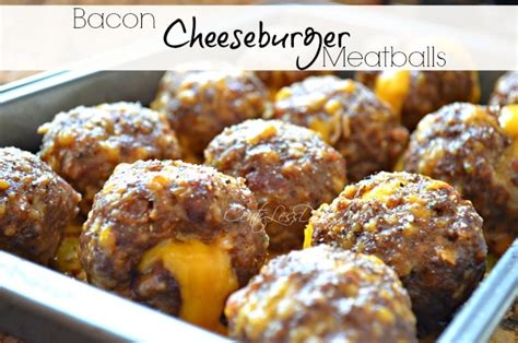 Bacon Cheeseburger Meatballs The Shortcut Kitchen