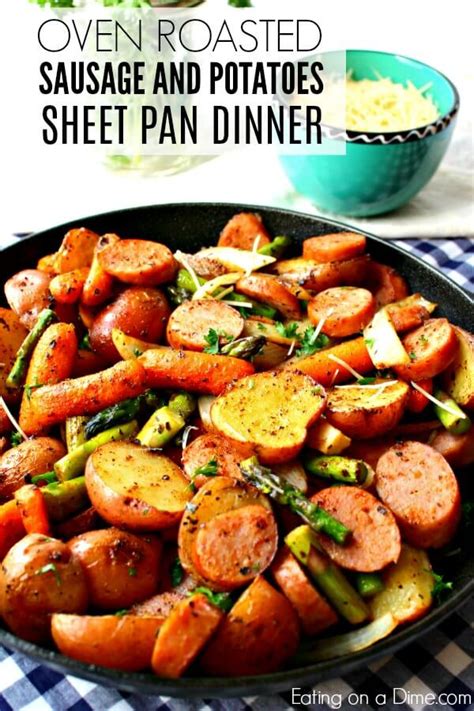 Oven Roasted Potatoes And Sausage Sheet Pan Dinner And Video