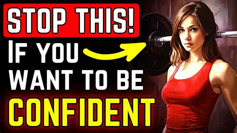 Bad Habits That Destroy Your Confidence Backed By Psychology Youtube